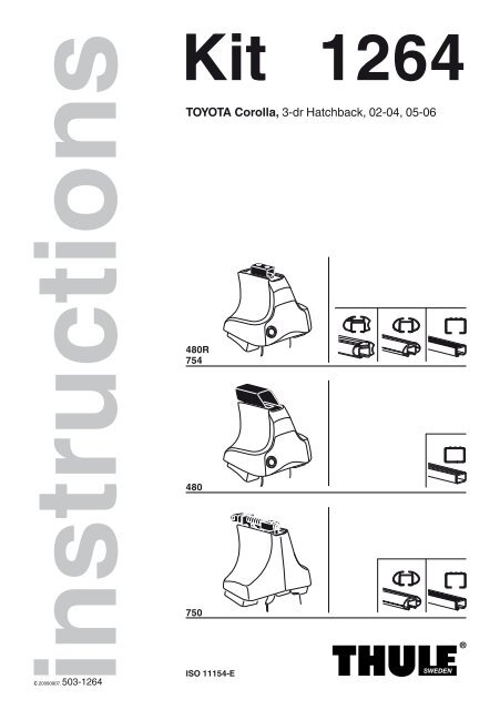 Thule 750 fitting kit new arrivals