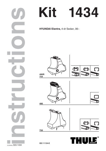 instructions 1434 Kit - Roofracks.co.uk