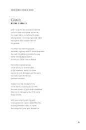 Sample of poetry from 30.1 - 2006 contest winner ... - Room Magazine