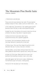 Poetry by Chantal Gibson - Room Magazine