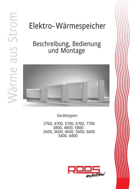 Schaltplan Nachtspeicherofen - Wiring Diagram