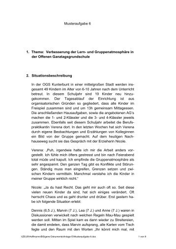 Musteraufgabe 6 - Berufsbildung