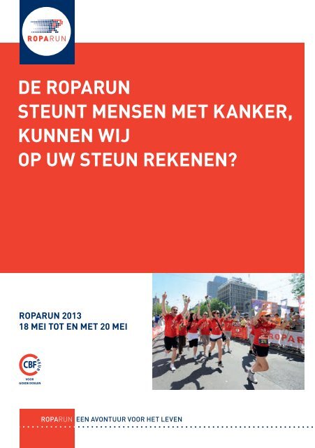 Frans-Nederlandse flyer - Roparun