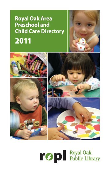 Royal Oak Area Preschool and Child Care Directory