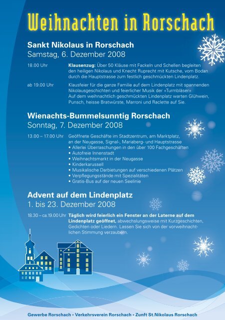 Weihnachten in Rorschach - Stadt Rorschach