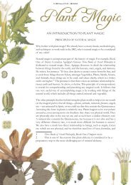 An Introduction to Plant Magic - Sodalitas Rosae+Crucis & Solis Alati