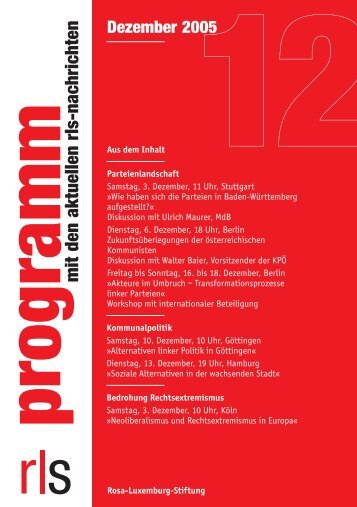 rls. dezember-D - Rosa-Luxemburg-Stiftung