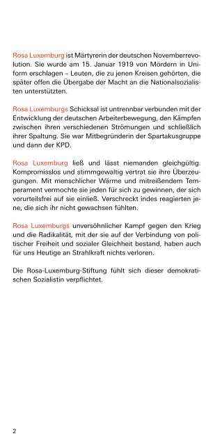 Flyer - Rosa-Luxemburg-Stiftung