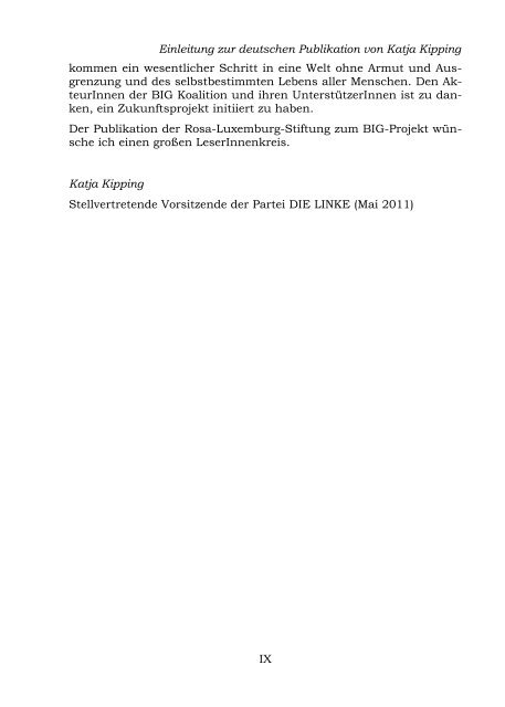 Der entscheidende Unterschied. Das Grundeinkommen in Namibia