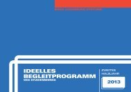 IDEELLES BEGLEITPROGRAMM - Rosa-Luxemburg-Stiftung