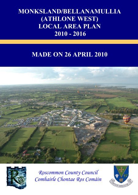 (athlone west) local area plan 2010 - 2016 - Roscommon County ...