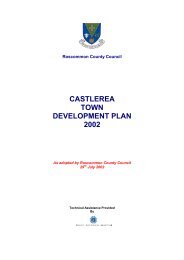 castlerea town development plan 2002 - Roscommon County Council