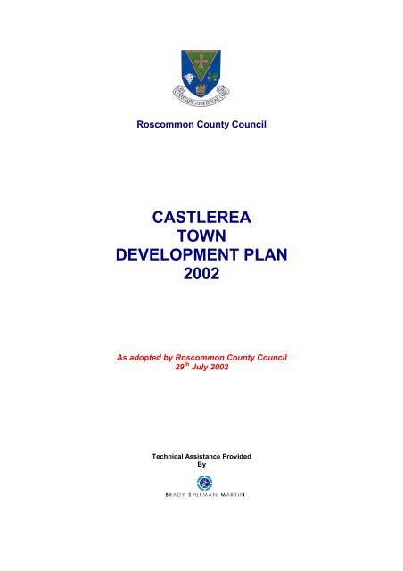 castlerea town development plan 2002 - Roscommon County Council