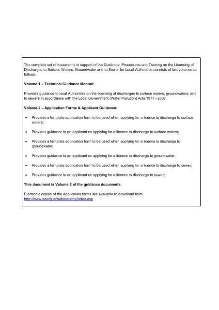 Discharges to Groundwater Application Form - Roscommon County ...