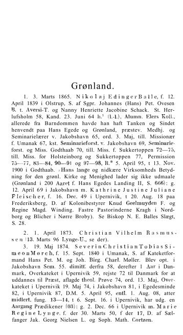 Grønland. - Rosekamp