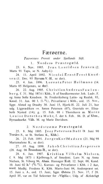 Færøerne. - Rosekamp
