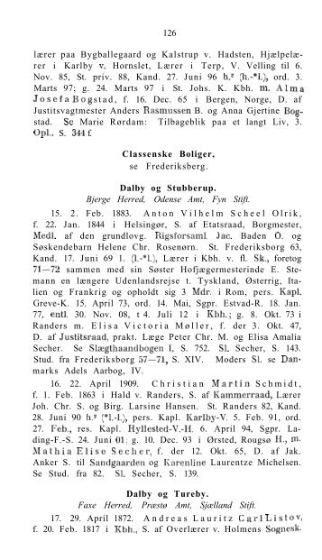 126 lærer paa Bygballegaard og Kalstrup v. Hadsten ... - Rosekamp