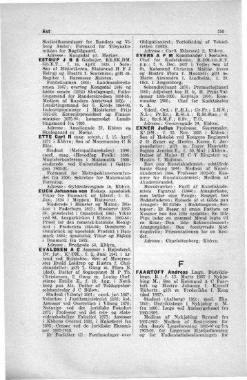 110 FAARTOFT Andreas Læge, Distrikts- læge, R.; f. 13 ... - Rosekamp