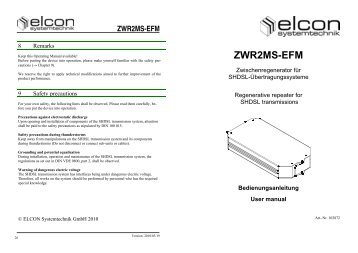 ZWR2MS-EFM - Elcon Systemtechnik