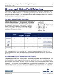 Ground and Wiring Fault Detection - Emerson Process Management