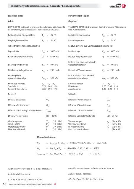 LUFTHEIZGERÃTE TERMOVENTILÃTOROK - Rosenberg