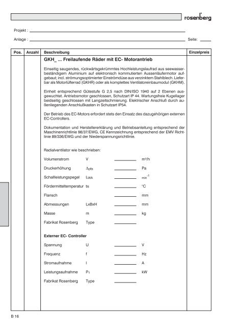 Freilaufende RÃ¤der - Rosenberg