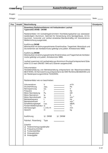 Freilaufende RÃ¤der - Rosenberg