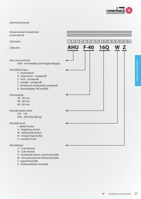 ROSENBERG AIRBOX LÃGKEZELÅGÃPEK