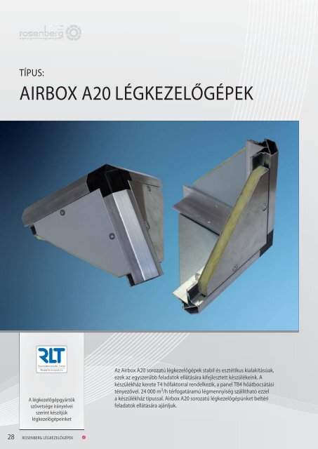 ROSENBERG AIRBOX LÃGKEZELÅGÃPEK