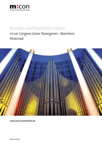 Konzert- und Eventinformation - Congress Center Rosengarten ...