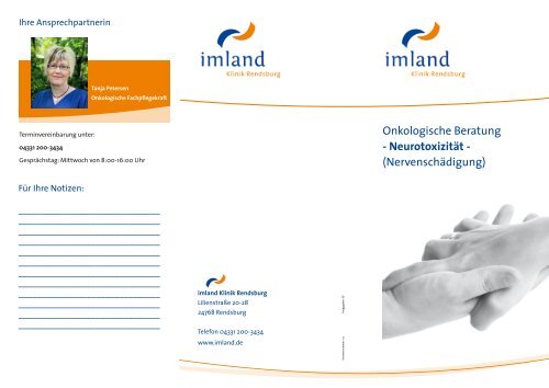 Onkologische Beratung - Neurotoxizität ... - imland Klinik Rendsburg