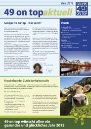 Gruppe 49 on top – was sonst?