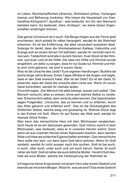 Sathya Sai Baba Ansprachen 1998 - beim Rosenkreis-Verlag