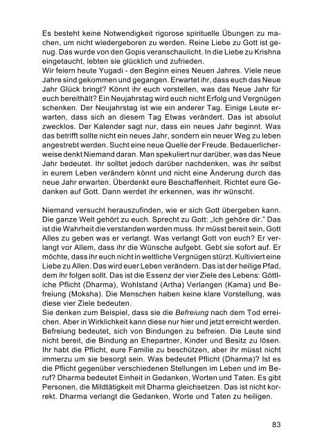 Sathya Sai Baba Ansprachen 1998 - beim Rosenkreis-Verlag