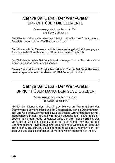 sathya sai baba - die verkÃ¶rperung gottes - beim Rosenkreis-Verlag