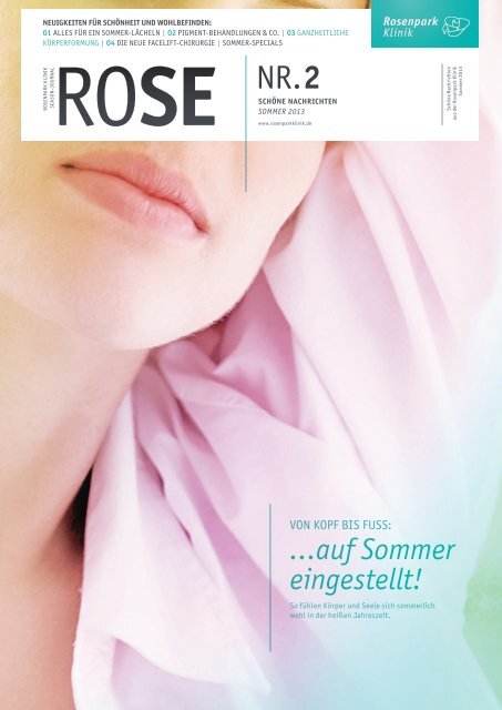 Season-Journal ROSE Nr. 2 - Rosenparkklinik GmbH