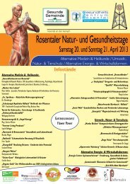 Rosentaler Natur- und Gesundheitstage