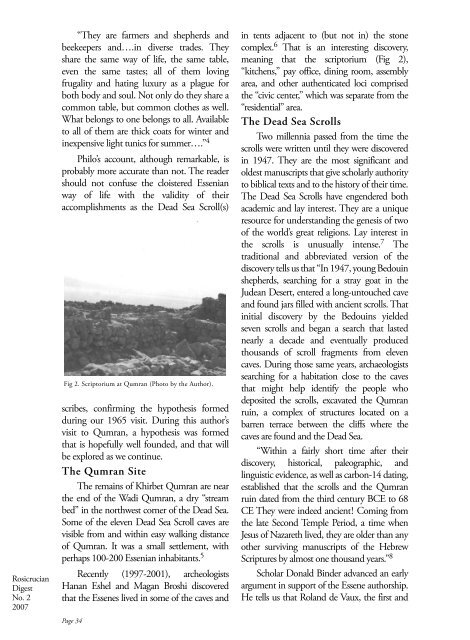 Rosicrucian Digest Vol 85 Number 2 2007 - Rosicrucian Order