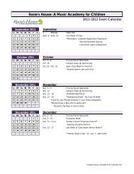 School Calendar Template - Rosies House