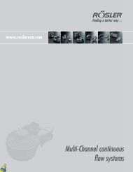 Multi-Channel continuous flow systems - Rosler-US