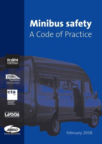 Minibus Safety Code of Practice 2008 - RoSPA