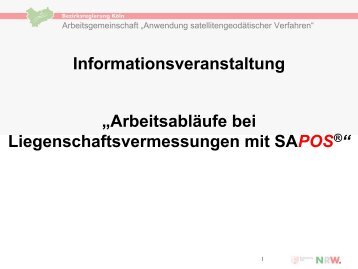 SAPOS - Bezirksregierung Köln