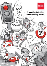 Refresher Driver Training Toolkit - RoSPA