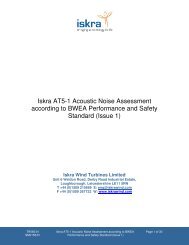 Iskra AT5-1 Acoustic Noise Assessment according to BWEA ...