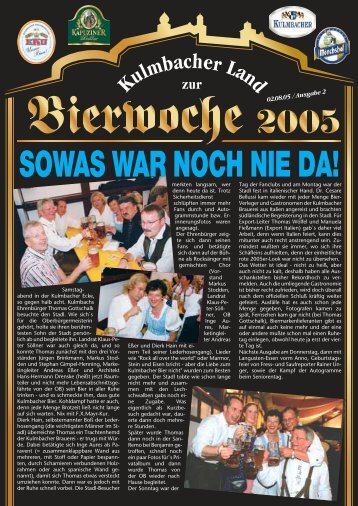 Thomas Gottschalk mit... - Bierfestzeitung