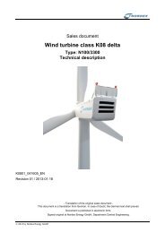Sales Document Wind Turbine Class KO8 Delta