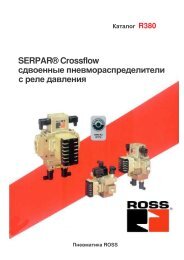 Ð¡Ð´Ð²Ð¾ÐµÐ½Ð½ÑÐµ ÐºÐ»Ð°Ð¿Ð°Ð½Ð° CrossflowR380B - ROSS EUROPA GmbH