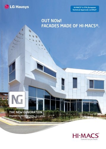 HI-MACSÂ® as facade - Rosskopf & Partner AG