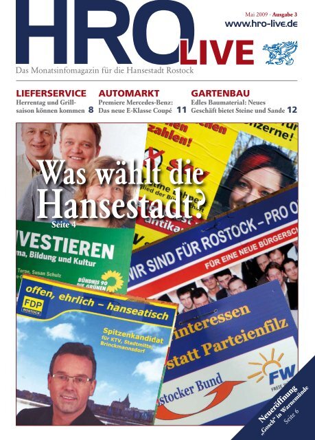 HROLIVE - HROÂ·LIFE - Das Magazin fÃ¼r die Hansestadt Rostock