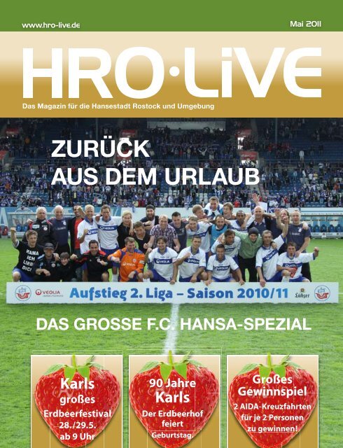 ZuRÃ¼ck AuS dem uRLAuB - HROÂ·LIFE - Das Magazin fÃ¼r die ...